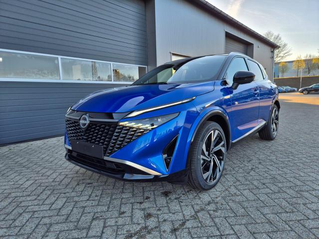 Nissan Qashqai - 1.3 DIG-T MHEV 158 PS X-Tronic Tekna Premium Paket 20"LM Teil-Leder PanoGlasdach Klimaautomatik Sitzheizung Lenkradheizung Navi Head-Up Display elektr. Heckklappe ACC PDC v+h 360&deg;Kamera DAB Bluetooth Touchscreen Apple CarPlay Android Auto
