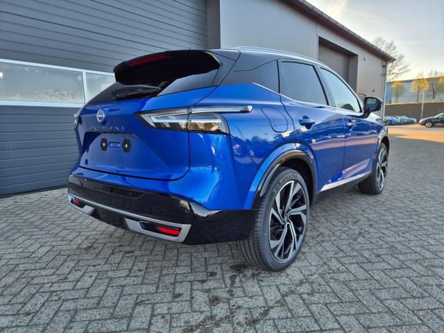 Nissan Qashqai 1.3 DIG-T MHEV 158 PS X-Tronic Tekna Premium Paket 20"LM Teil-Leder PanoGlasdach Klimaautomatik Sitzheizung Lenkradheizung Navi Head-Up Display elektr. Heckklappe ACC PDC v+h 360&deg;Kamera DAB Bluetooth Touchscreen Apple CarPlay Android Auto 