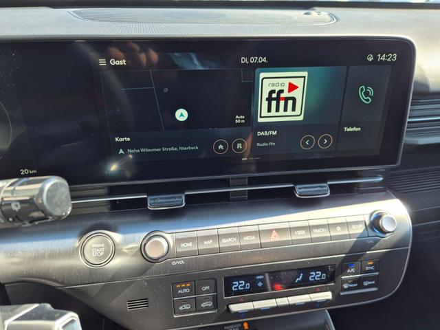 Hyundai KONA Trend 1.6 T-GDI 150PS Automatik MY2026 Voll-LED-Projektionsscheinw. mit LED-Lichtband Sitzheizung v+h Lenkradheizung ACC Klimaautomatik Navi Touchscreen DAB+ Apple CarPlay + Android Auto PDC R&uuml;ckf.Kamera 2xKeyless 17-LM 