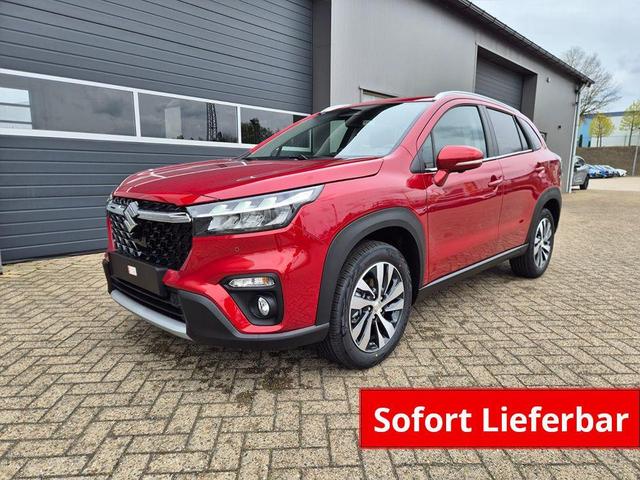 Suzuki S-Cross - Comfort+ 110PS Automatik MHEV 1.4 Boosterjet Teilleder Navi Klimaautomatik Sitzheizung ACC PDC v+h 4x Kamera Suzuki-Radio Apple CarPlay Android Auto Touchscreen 2xKeyless 17-LM