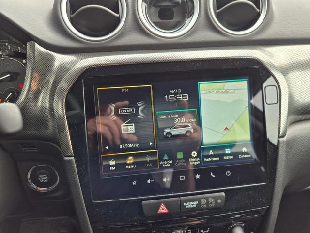 Suzuki Vitara Comfort+ 110PS Automatik MHEV 1.4 Boosterjet Teilleder Navi Klimaautomatik Sitzheizung ACC PDC v+h R&uuml;ckf.Kamera Suzuki-Radio Apple CarPlay Android Auto Touchscreen 2xKeyless 17-LM 