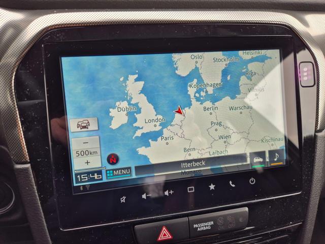 Suzuki Vitara Comfort+ 110PS MHEV 4x4 ALLGRIP 1.4 Boosterjet Allrad Teilleder mit Alcantara Navi Klimaautomatik Sitzheizung ACC PDC v+h R&uuml;ckf.Kamera Suzuki-Radio Apple CarPlay Android Auto Touchscreen 2xKeyless 17-LM 