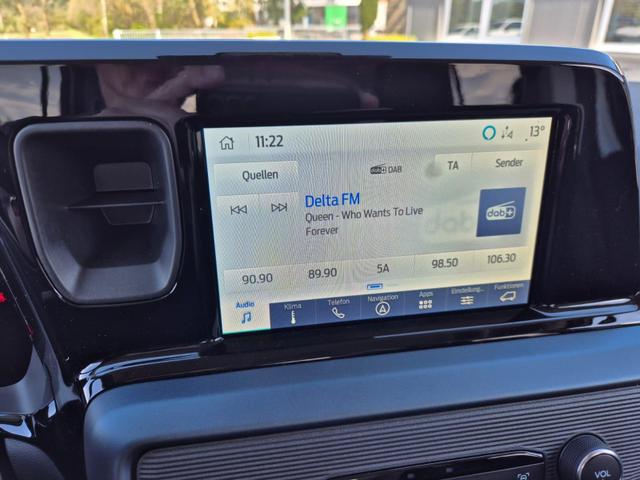 Ford Tourneo Courier 1.0 EcoBoost 125PS Active Teil-Leder Sitzheizung Lenkradheizung Klimaautomatik PDC v+h R&uuml;ckf.-Kamera ACC TWA Frontscheibe beheizb. Ford-Navi SYNC4 Apple CarPlay + Android Auto 