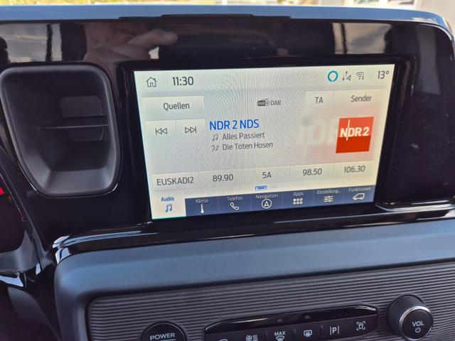 Ford Tourneo Courier 1.0 EcoBoost 125PS Active Teil-Leder Sitzheizung Lenkradheizung Klimaautomatik PDC v+h R&uuml;ckf.-Kamera ACC TWA Frontscheibe beheizb. Ford-Navi SYNC4 Apple CarPlay + Android Auto 