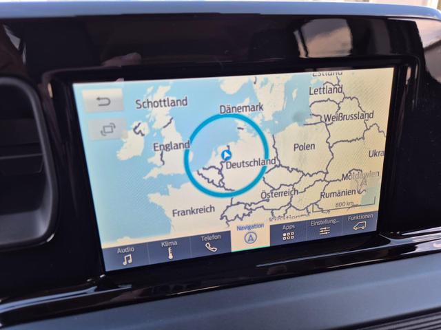 Ford Tourneo Courier 1.0 EcoBoost 125PS Active Teil-Leder Sitzheizung Lenkradheizung Klimaautomatik PDC v+h R&uuml;ckf.-Kamera ACC TWA Frontscheibe beheizb. Ford-Navi SYNC4 Apple CarPlay + Android Auto 