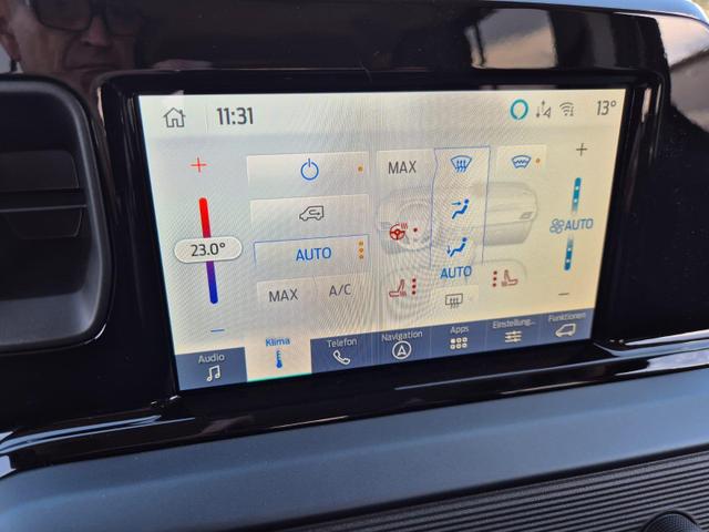 Ford Tourneo Courier 1.0 EcoBoost 125PS Active Teil-Leder Sitzheizung Lenkradheizung Klimaautomatik PDC v+h R&uuml;ckf.-Kamera ACC TWA Frontscheibe beheizb. Ford-Navi SYNC4 Apple CarPlay + Android Auto 