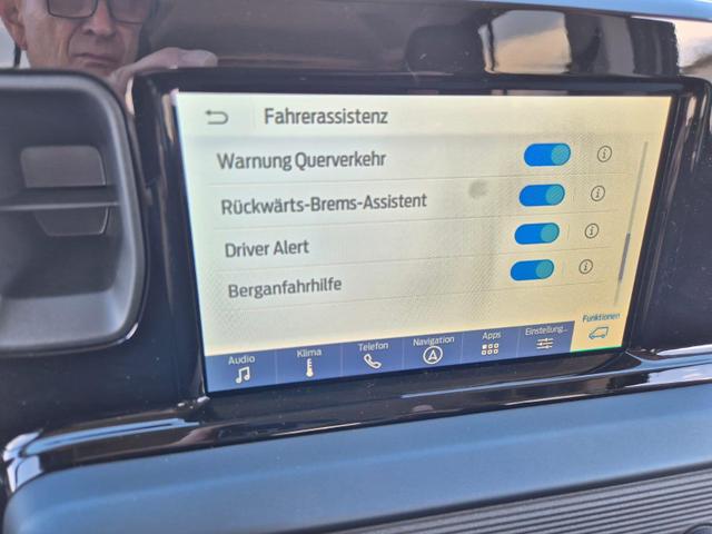 Ford Tourneo Courier 1.0 EcoBoost 125PS Active Teil-Leder Sitzheizung Lenkradheizung Klimaautomatik PDC v+h R&uuml;ckf.-Kamera ACC TWA Frontscheibe beheizb. Ford-Navi SYNC4 Apple CarPlay + Android Auto 