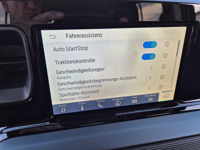 Ford Tourneo Courier 1.0 EcoBoost 125PS Active Teil-Leder Sitzheizung Lenkradheizung Klimaautomatik PDC v+h R&uuml;ckf.-Kamera ACC TWA Frontscheibe beheizb. Ford-Navi SYNC4 Apple CarPlay + Android Auto 