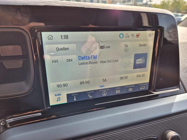 Ford Tourneo Courier 1.0 EcoBoost 125PS Active Teil-Leder Sitzheizung Lenkradheizung Klimaautomatik PDC v+h R&uuml;ckf.-Kamera ACC TWA Frontscheibe beheizb. Ford-Navi SYNC4 Apple CarPlay + Android Auto 