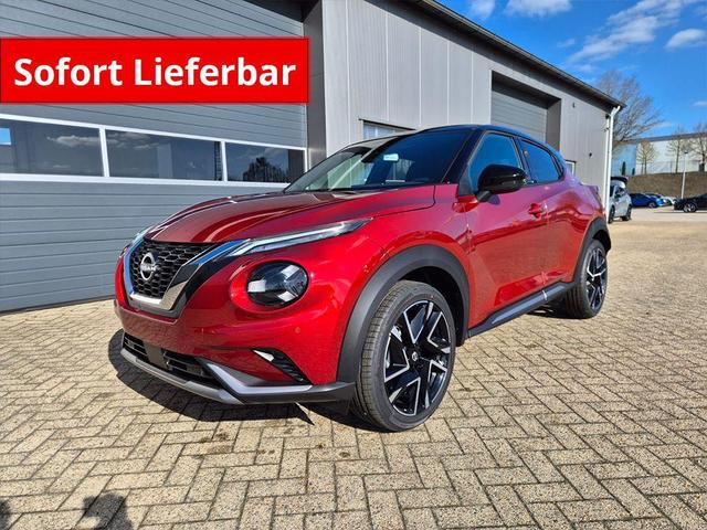 Nissan Juke - 1.0 DIG-T 114PS N-Design Automatik Teil-Leder Klimaautomatik Sitzheizung Lenkradheizung PDC v+h R&uuml;ckf.Kamera Navi 19"LM Bluetooth Touchscreen Apple CarPlay Android Auto