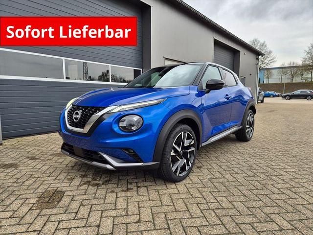 Nissan Juke - 1.0 DIG-T 114PS N-Design Automatik Teil-Leder Klimaautomatik Sitzheizung Lenkradheizung PDC v+h R&uuml;ckf.Kamera Navi 19"LM Bluetooth Touchscreen Apple CarPlay Android Auto