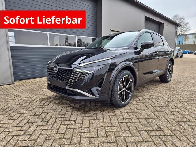 Nissan Qashqai - 1.3 DIG-T MHEV 158 PS X-Tronic Tekna Voll-Leder Klimaautomatik PanoGlasdach Sitzheizung Lenkradheizung Navi Head-Up Display elektr. Heckklappe ACC PDC v+h 360&deg;Kamera DAB Bluetooth Touchscreen Apple CarPlay Android Auto 19"LM
