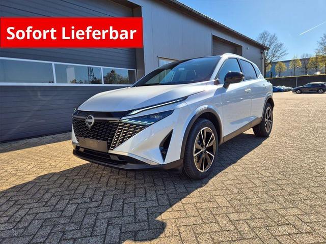 Nissan Qashqai - 1.3 DIG-T MHEV 158 PS X-Tronic Tekna Voll-Leder Klimaautomatik PanoGlasdach Sitzheizung Lenkradheizung Navi Head-Up Display elektr. Heckklappe ACC PDC v+h 360&deg;Kamera DAB Bluetooth Touchscreen Apple CarPlay Android Auto 19"LM