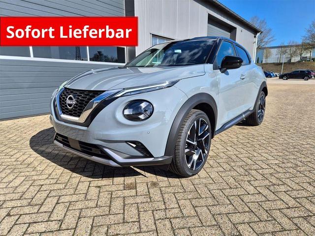 Nissan Juke - 1.0 DIG-T 114PS N-Design Automatik Teil-Leder Klimaautomatik Sitzheizung Lenkradheizung PDC v+h R&uuml;ckf.Kamera Navi 19"LM Bluetooth Touchscreen Apple CarPlay Android Auto