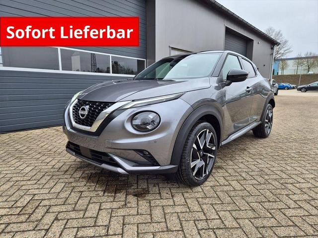 Nissan Juke - 1.0 DIG-T 114PS N-Design Automatik Teil-Leder Klimaautomatik Sitzheizung Lenkradheizung PDC v+h R&uuml;ckf.Kamera Navi 19"LM Bluetooth Touchscreen Apple CarPlay Android Auto