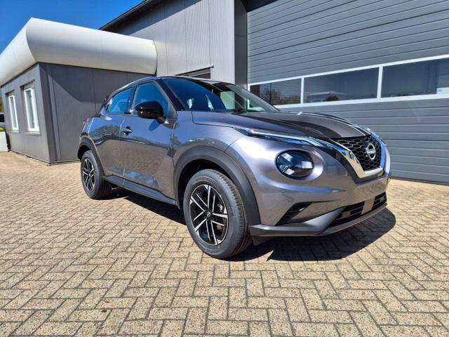 Nissan Juke 1.0 DIG-T 114PS N-Connecta Teil-Leder Klimaautomatik PDC v+h R&uuml;ckf.Kamera Bluetooth Touchscreen Apple CarPlay Android Auto 17"LM 