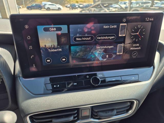 Nissan Juke 1.0 DIG-T 114PS N-Connecta Teil-Leder Klimaautomatik PDC v+h R&uuml;ckf.Kamera Bluetooth Touchscreen Apple CarPlay Android Auto 17"LM 