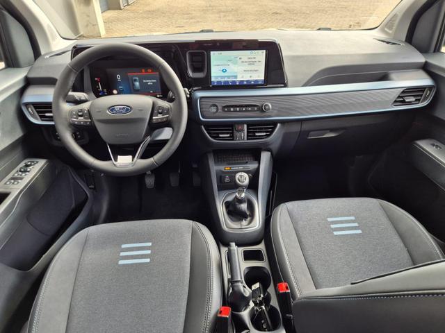 Ford Tourneo Courier 1.0 EcoBoost 125PS Active Teil-Leder Sitzheizung Lenkradheizung Klimaautomatik PDC v+h R&uuml;ckf.-Kamera ACC TWA Frontscheibe beheizb. Ford-Navi SYNC4 Apple CarPlay + Android Auto 