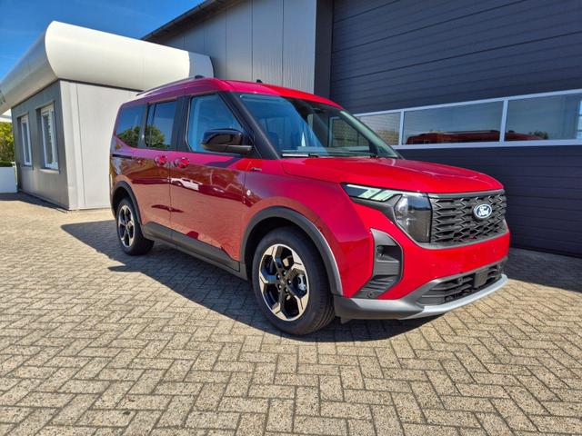 Ford Tourneo Courier 1.0 EcoBoost 125PS Active Teil-Leder Sitzheizung Lenkradheizung Klimaautomatik PDC v+h R&uuml;ckf.-Kamera ACC TWA Frontscheibe beheizb. Ford-Navi SYNC4 Apple CarPlay + Android Auto 