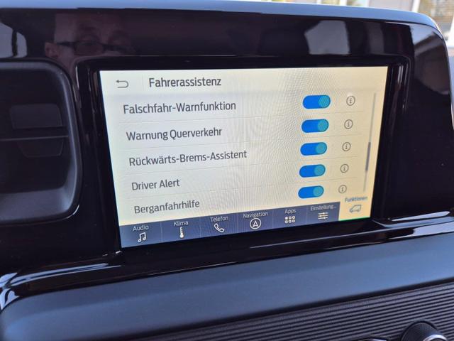 Ford Tourneo Courier 1.0 EcoBoost 125PS Active Teil-Leder Sitzheizung Lenkradheizung Klimaautomatik PDC v+h R&uuml;ckf.-Kamera ACC TWA Frontscheibe beheizb. Ford-Navi SYNC4 Apple CarPlay + Android Auto 