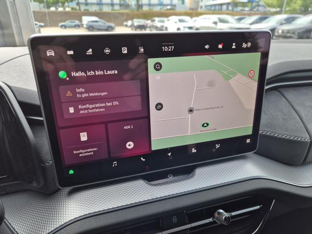 Skoda Kodiaq Sportline 1.5 TSI 204PS PHEV DSG schwenkb. AHK elektr. PanoDach HUD Alcantara PDC v+h 360&deg;Kamera CANTON Sound Klimaautomatik Sitzheizung Lenkradheizung Navi Apple CarPlay Android Auto 2xKeyless 19"LM vollelektr. Reichweite 116KM 