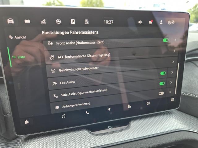 Skoda Kodiaq Sportline 1.5 TSI 204PS PHEV DSG schwenkb. AHK elektr. PanoDach HUD Alcantara PDC v+h 360&deg;Kamera CANTON Sound Klimaautomatik Sitzheizung Lenkradheizung Navi Apple CarPlay Android Auto 2xKeyless 19"LM vollelektr. Reichweite 116KM 
