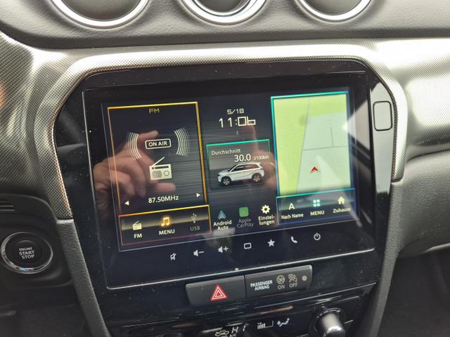 Suzuki Vitara Comfort+ 110PS MHEV 4x4 ALLGRIP 1.4 Boosterjet Allrad Teilleder mit Alcantara Navi Klimaautomatik Sitzheizung ACC PDC v+h R&uuml;ckf.Kamera Suzuki-Radio Apple CarPlay Android Auto Touchscreen 2xKeyless 17-LM 