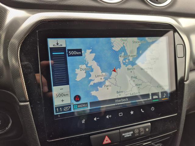 Suzuki Vitara Comfort+ 110PS MHEV 4x4 ALLGRIP 1.4 Boosterjet Allrad Teilleder mit Alcantara Navi Klimaautomatik Sitzheizung ACC PDC v+h R&uuml;ckf.Kamera Suzuki-Radio Apple CarPlay Android Auto Touchscreen 2xKeyless 17-LM 