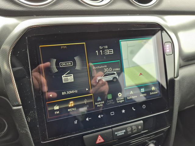 Suzuki Vitara Comfort+ 110PS MHEV 4x4 ALLGRIP 1.4 Boosterjet Allrad Teilleder mit Alcantara Navi Klimaautomatik Sitzheizung ACC PDC v+h R&uuml;ckf.Kamera Suzuki-Radio Apple CarPlay Android Auto Touchscreen 2xKeyless 17-LM 