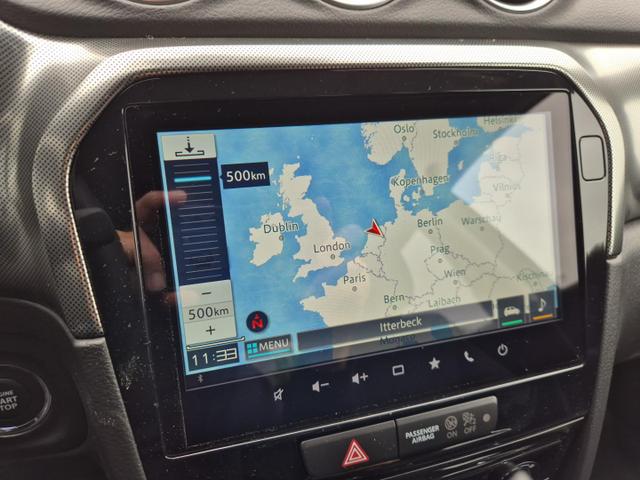 Suzuki Vitara Comfort+ 110PS MHEV 4x4 ALLGRIP 1.4 Boosterjet Allrad Teilleder mit Alcantara Navi Klimaautomatik Sitzheizung ACC PDC v+h R&uuml;ckf.Kamera Suzuki-Radio Apple CarPlay Android Auto Touchscreen 2xKeyless 17-LM 