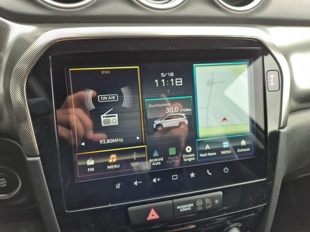 Suzuki Vitara Comfort+ 110PS MHEV 4x4 ALLGRIP 1.4 Boosterjet Allrad Teilleder mit Alcantara Navi Klimaautomatik Sitzheizung ACC PDC v+h R&uuml;ckf.Kamera Suzuki-Radio Apple CarPlay Android Auto Touchscreen 2xKeyless 17-LM 