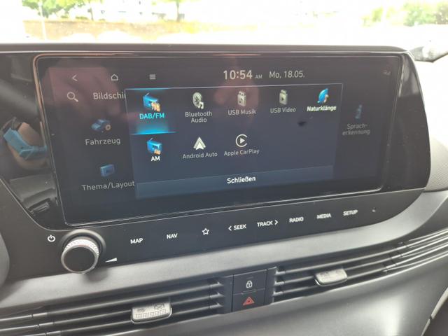Hyundai BAYON Trend 1.0 T-GDI 90PS Klimaautomatik R&uuml;ckf.Kamera Parksensoren Sitzheizung Lenkradheizung Bluetooth Touchscreen Tempomat Apple CarPlay + Android Auto 16"LM 