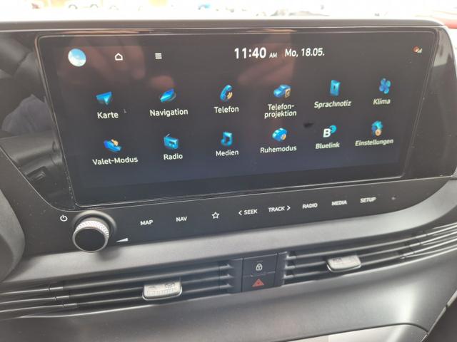 Hyundai BAYON Trend 1.0 T-GDI 90PS Automatik Klimaautomatik R&uuml;ckf.Kamera Parksensoren Sitzheizung Lenkradheizung Bluetooth Touchscreen Tempomat Apple CarPlay + Android Auto 16"LM 