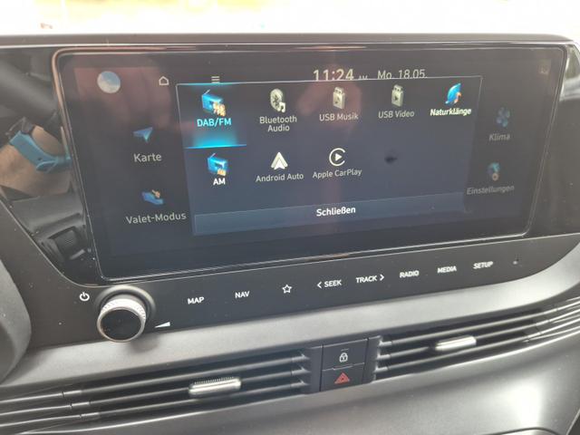 Hyundai BAYON Trend 1.0 T-GDI 90PS Automatik Klimaautomatik R&uuml;ckf.Kamera Parksensoren Sitzheizung Lenkradheizung Bluetooth Touchscreen Tempomat Apple CarPlay + Android Auto 16"LM 