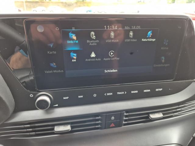 Hyundai BAYON Trend 1.0 T-GDI 90PS Automatik Klimaautomatik R&uuml;ckf.Kamera Parksensoren Sitzheizung Lenkradheizung Bluetooth Touchscreen Tempomat Apple CarPlay + Android Auto 16"LM 
