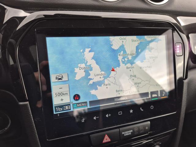 Suzuki Vitara Comfort+ 110PS Automatik MHEV 4x4 ALLGRIP 1.4 Boosterjet Black Edition Panodach Teilleder Navi Klimaautomatik Sitzheizung ACC PDC v+h R&uuml;ckf.Kamera Suzuki-Radio Apple CarPlay Android Auto Touchscreen 2xKeyless 17-LM 