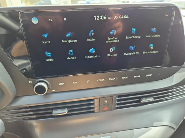Hyundai i20 1.0 T-GDI 90PS Automatik 5-T&uuml;rer Sitzheizung Lenkradheizung R&uuml;ckf.Kamera PDC Klima Apple CarPlay Android Auto Tempomat Touchscreen 