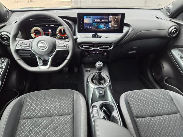 Nissan Juke 1.0 DIG-T 114PS N-Connecta Sitzheizung Lenkradheizung Teil-Leder Klimaautomatik PDC v+h R&uuml;ckf.Kamera Bluetooth Touchscreen Apple CarPlay Android Auto 17"LM 