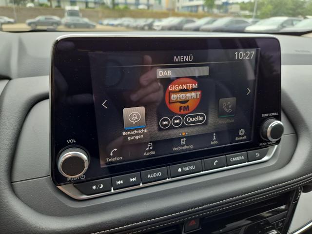 Nissan X-Trail Acenta 1.5 MHEV 163PS Automatik Sitzheizung v+h Lenkradheizung Frontscheibe beheizb. Klimaautomatik R&uuml;ckf.Kamera Bluetooth Touchscreen Apple CarPlay Android Auto PDC 2x Keyless 18"LM 