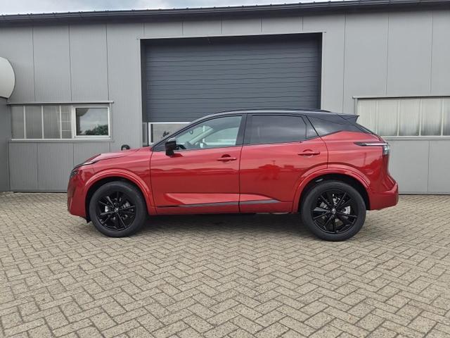 Nissan Qashqai 1.3 DIG-T MHEV 158 PS X-Tronic N-Design Head-Up Display Teil-Leder Klimaautomatik Sitzheizung Lenkradheizung Navi elektr. Heckklappe ACC PDC v+h 360&deg;Kamera DAB Bluetooth Touchscreen Apple CarPlay Android Auto 19"Zoll 