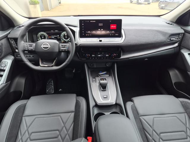 Nissan Qashqai 1.3 DIG-T MHEV 158 PS X-Tronic N-Design Head-Up Display Teil-Leder Klimaautomatik Sitzheizung Lenkradheizung Navi elektr. Heckklappe ACC PDC v+h 360&deg;Kamera DAB Bluetooth Touchscreen Apple CarPlay Android Auto 19"Zoll 