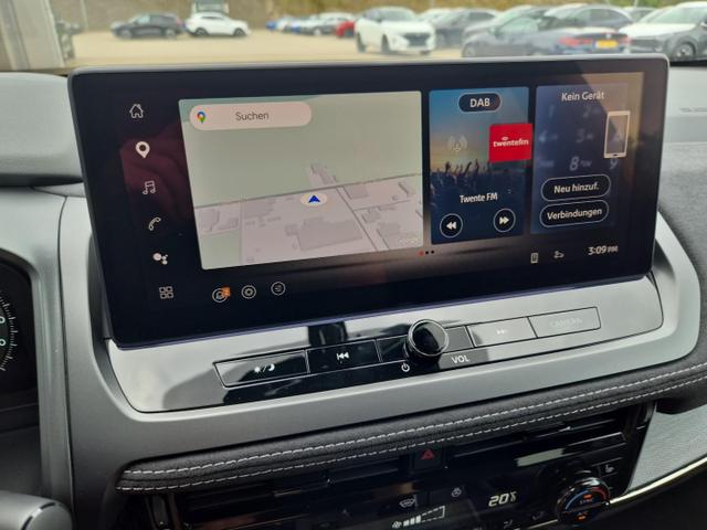 Nissan Qashqai 1.3 DIG-T MHEV 158 PS X-Tronic N-Design Head-Up Display Teil-Leder Klimaautomatik Sitzheizung Lenkradheizung Navi elektr. Heckklappe ACC PDC v+h 360&deg;Kamera DAB Bluetooth Touchscreen Apple CarPlay Android Auto 19"Zoll 