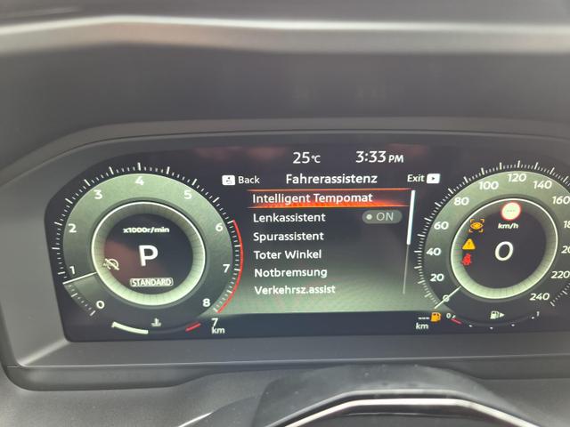 Nissan Qashqai 1.3 DIG-T MHEV 158 PS X-Tronic N-Design PanoDach Teil-Leder Klimaautomatik Sitzheizung Lenkradheizung Navi ACC PDC v+h 360&deg;Kamera DAB Bluetooth Touchscreen Apple CarPlay Android Auto 19"Zoll 