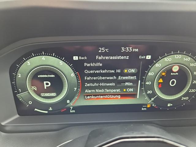 Nissan Qashqai 1.3 DIG-T MHEV 158 PS X-Tronic N-Design PanoDach Teil-Leder Klimaautomatik Sitzheizung Lenkradheizung Navi ACC PDC v+h 360&deg;Kamera DAB Bluetooth Touchscreen Apple CarPlay Android Auto 19"Zoll 
