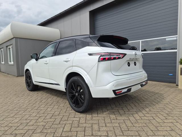 Nissan Qashqai 1.3 DIG-T MHEV 158 PS X-Tronic N-Design PanoDach Teil-Leder Klimaautomatik Sitzheizung Lenkradheizung Navi ACC PDC v+h 360&deg;Kamera DAB Bluetooth Touchscreen Apple CarPlay Android Auto 19"Zoll 