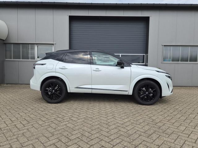 Nissan Qashqai 1.3 DIG-T MHEV 158 PS X-Tronic N-Design PanoDach Teil-Leder Klimaautomatik Sitzheizung Lenkradheizung Navi ACC PDC v+h 360&deg;Kamera DAB Bluetooth Touchscreen Apple CarPlay Android Auto 19"Zoll 