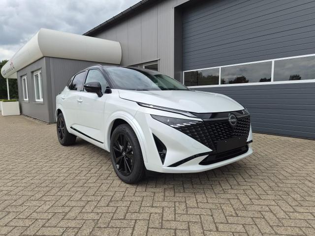 Nissan Qashqai 1.3 DIG-T MHEV 158 PS X-Tronic N-Design PanoDach Teil-Leder Klimaautomatik Sitzheizung Lenkradheizung Navi ACC PDC v+h 360&deg;Kamera DAB Bluetooth Touchscreen Apple CarPlay Android Auto 19"Zoll 