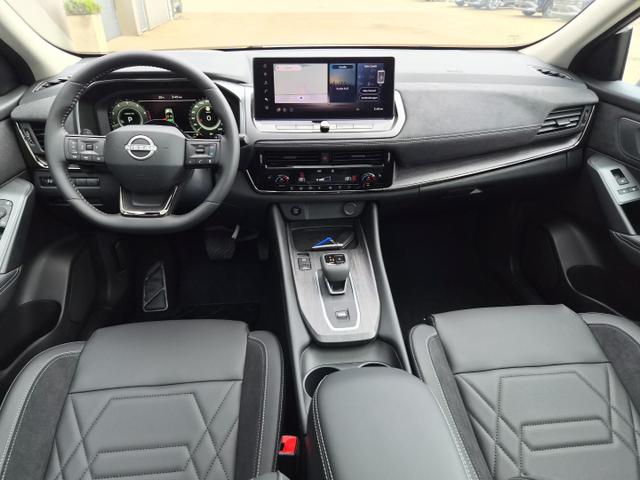 Nissan Qashqai 1.3 DIG-T MHEV 158 PS X-Tronic N-Design PanoDach Teil-Leder Klimaautomatik Sitzheizung Lenkradheizung Navi ACC PDC v+h 360&deg;Kamera DAB Bluetooth Touchscreen Apple CarPlay Android Auto 19"Zoll 