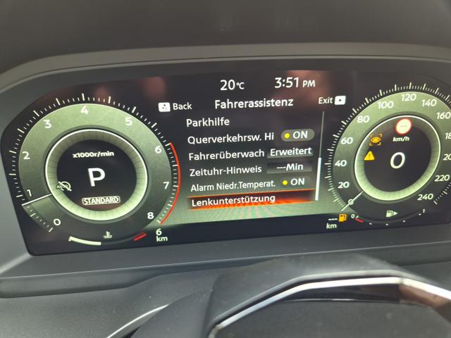 Nissan Qashqai 1.3 DIG-T MHEV 158 PS X-Tronic N-Design PanoDach Teil-Leder Klimaautomatik Sitzheizung Lenkradheizung Navi ACC PDC v+h 360&deg;Kamera DAB Bluetooth Touchscreen Apple CarPlay Android Auto 19"Zoll 