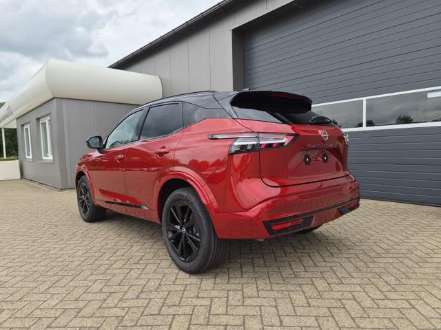 Nissan Qashqai 1.3 DIG-T MHEV 158 PS X-Tronic N-Design PanoDach Teil-Leder Klimaautomatik Sitzheizung Lenkradheizung Navi ACC PDC v+h 360&deg;Kamera DAB Bluetooth Touchscreen Apple CarPlay Android Auto 19"Zoll 